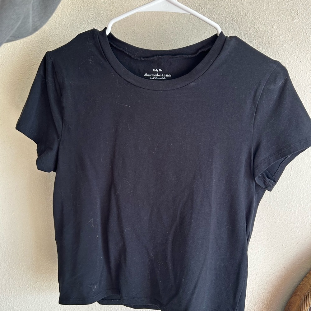 Abercrombie & Fitch Black Baby Tee